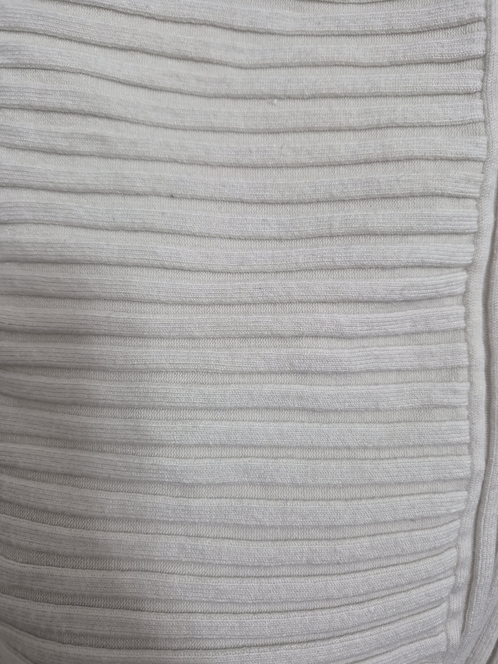 Simons Cream Ribbed Long-Sleeve Sweater - Picture 3 of 5